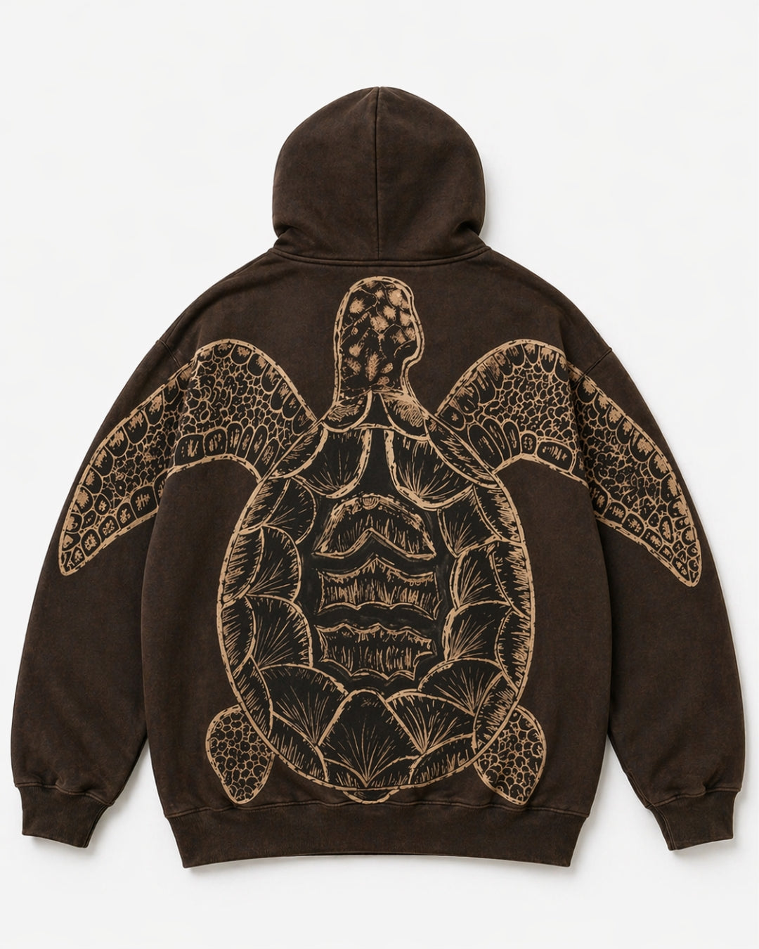 Bleached Turtle Hoodie